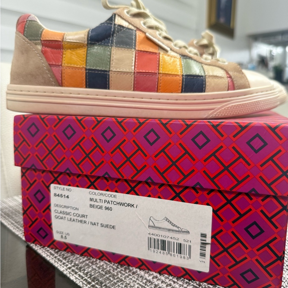 Tory Burch Multicolor Patchwork Sneakers - image 3